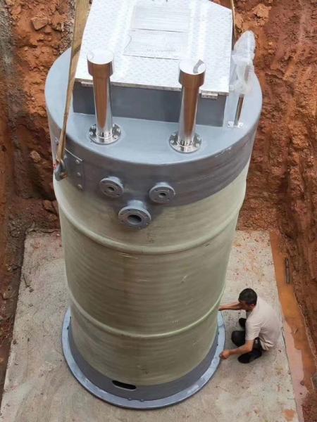 黔南州峨眉山一体化提升泵安装